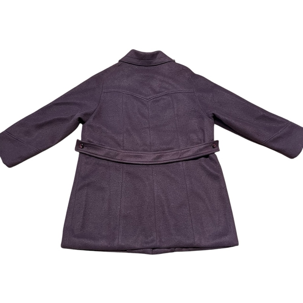 Vintage 1960’s Women’s Purple Plaid Peacoat Sz. XL - Picture 7 of 8